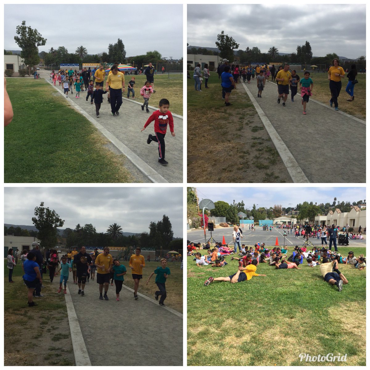 Annual jog-a-thon <a href="/HannStingrays/">Hannalei Elementary</a> with the Marines.  Keeping kids healthy.