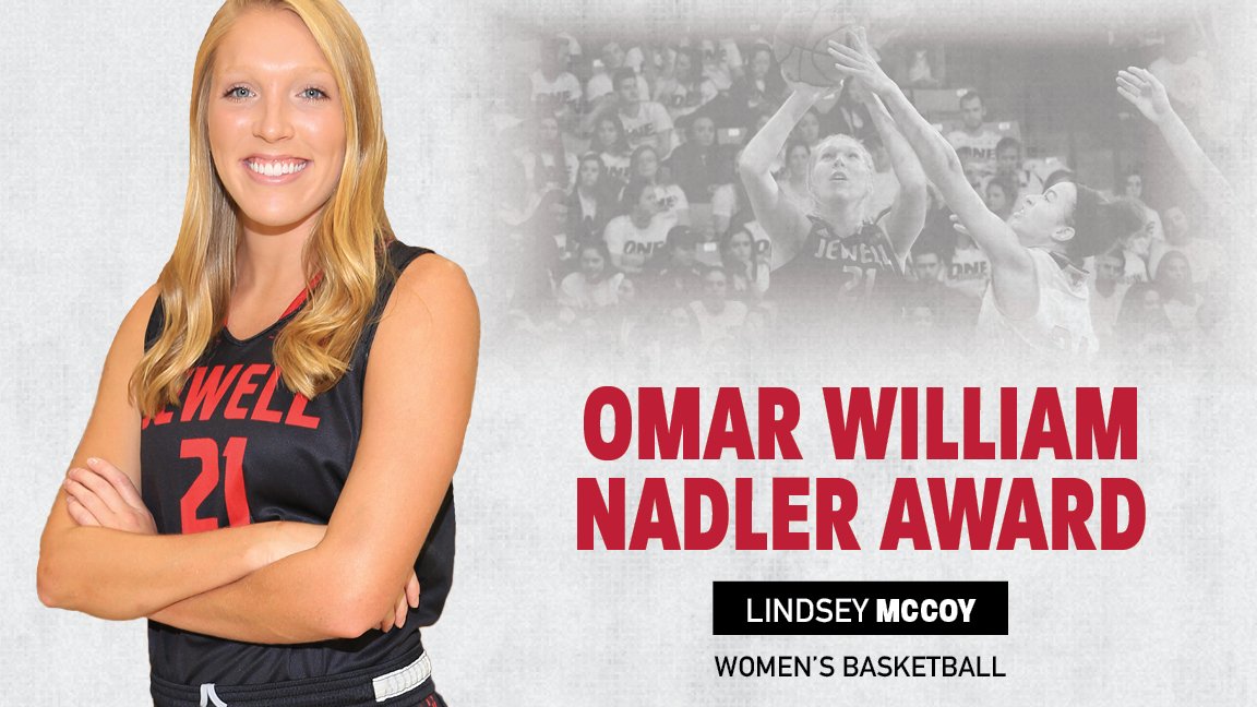 One of the best leaders on campus, our @saacwjc President, Lindsey McCoy is the recipient of the Omar William Nadler Award for leadership, dedication, and perseverance!