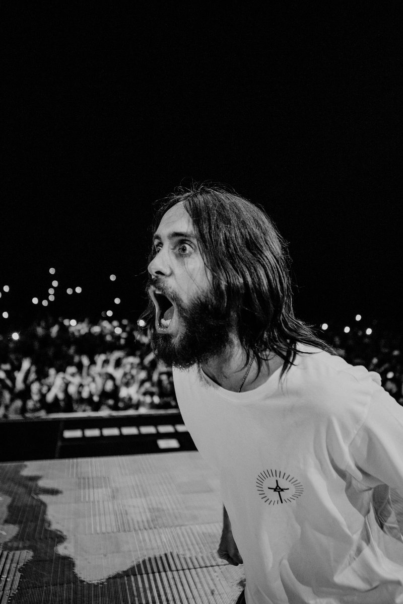 Interscope's tweet photo. .@30SECONDSTOMARS performing live in Madrid for the #MonolithTour. Photos by @mattvogelphoto. https://t.co/CtMunSBAGX