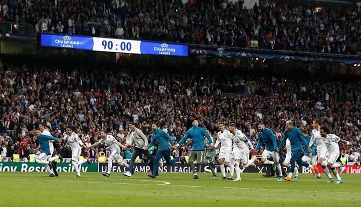 NavasKeylor's tweet photo. Felices por llegar a la final #HalaMadrid https://t.co/twZ4IxaStK
