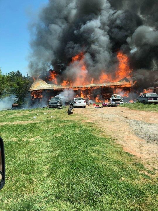 pcE911's tweet image. Our fire boys working hard today!! #teamwork #automaticaid #pickenscountypublicsafety @PickensCountyEM