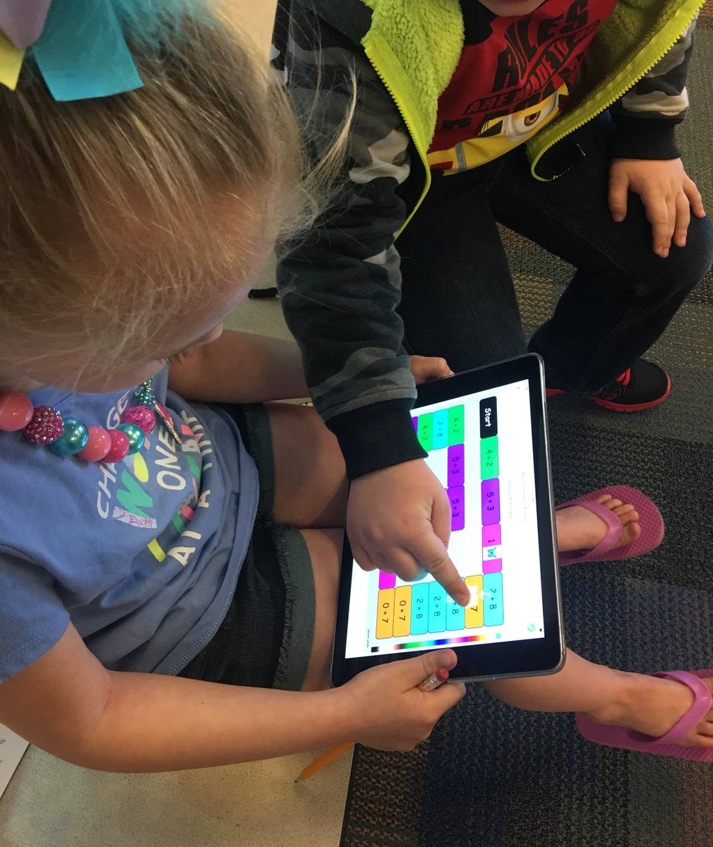 MsMitchell04's tweet photo. We are finished with our math curriculum & are reviewing skills that are essential for 1st grade! @Seesaw activity games were a HIT today! Students got to move their emoji player on the game board as they answered problems. #rcpssuccess #SeesawChat #iteachk #mathcanbefun https://t.co/UySmn2hZ4N