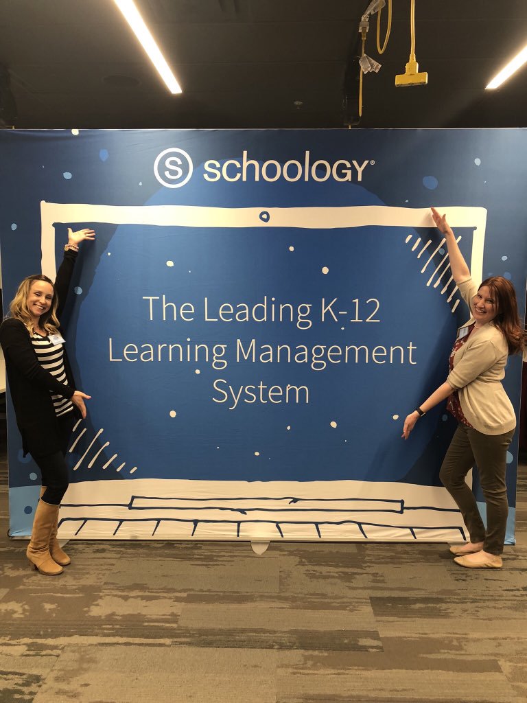 jilldrice's tweet photo. A2: Hard to pick so I would have to say hosting the @Schoology #connectmidwest conference as well as our dept.providing 100’s of staff with @Schoology 101 and @Schooogy 201 training #Schoologychat https://t.co/XvV4KlKkpZ