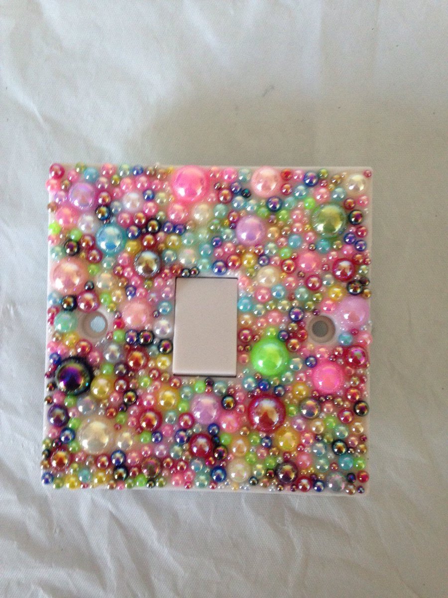 littleandfancy's tweet photo. Excited to share the latest addition to my #etsy shop: Light switch cover sparkle #housewares #homedecor https://t.co/Lh3w94ADN6 https://t.co/186UuoJUBB