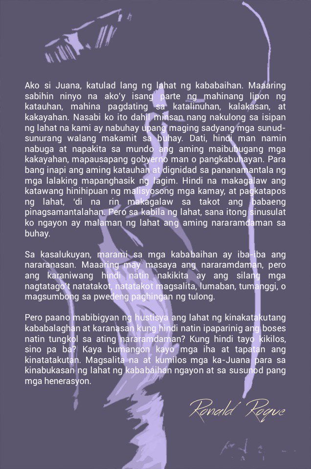 ResonateTau's tweet photo. Awtobayograpiya ng Isang Juana. 

#RESONATE2018 https://t.co/LSisi5YjXw