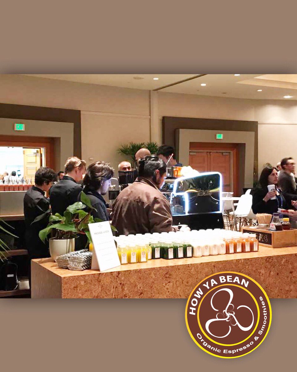 howyabean's tweet photo. Our wonderful client took these today and sent them to us — The Bean Team at the San Jose Marriot/Convention Center putting it all out there to delight our client’s Guests and MAKE OUR CLIENT SHINE! ✨🌟☀️🧡⭐️🧡☀️🌟✨ @SanJoseMarriott #F8 #HYBLove #HYByourROI https://t.co/1jm1HVb8C5