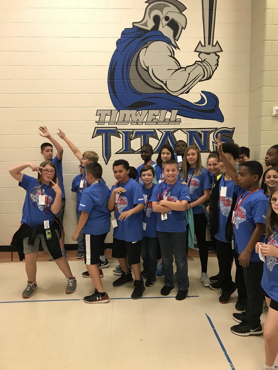 The 5th grade tour at Tidwell was great!  Loved the format.  #futuretitans