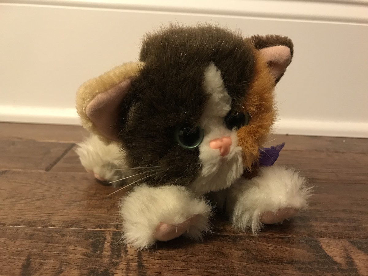 Purring Cat Stuffed Animal