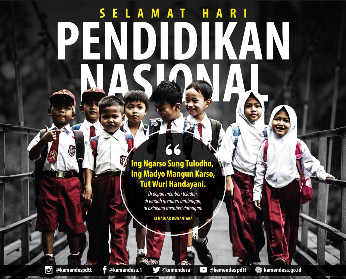Syahlun891's tweet photo. Selamat #HariPendidikanNasional!
Mari bersama menguatkan pendidikan, memajukan kebudayaan. Bergerak bersama menjadikan momentum ini utk terus memperluas akses pendidikan hingga daerah 3T.
#Hardiknas2018 
#MulaiDariDesa 
#TPPISultra
#TPPIButon
https://t.co/pexDavEJvw