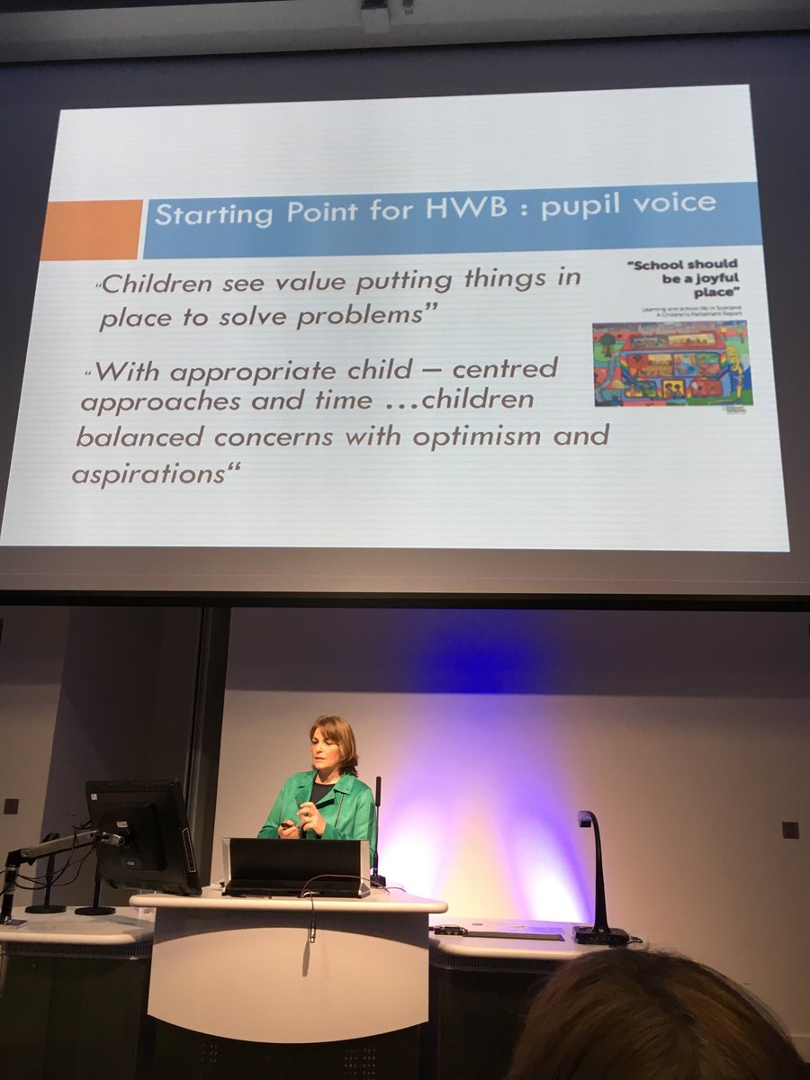 YLSSarahRobbo's tweet photo. @porciani_monica fantastic advocate for pupil voice &amp; engagement. Huge potential links to #pdc youth award, Child &amp; Adolescent Health &amp; Well-being 10 year action plan, Learner Participation #RRCR @GailNowek @_respectme_  co-design should be at the heart #YOYP2018 @YoungScot https://t.co/bxwmX7mor7