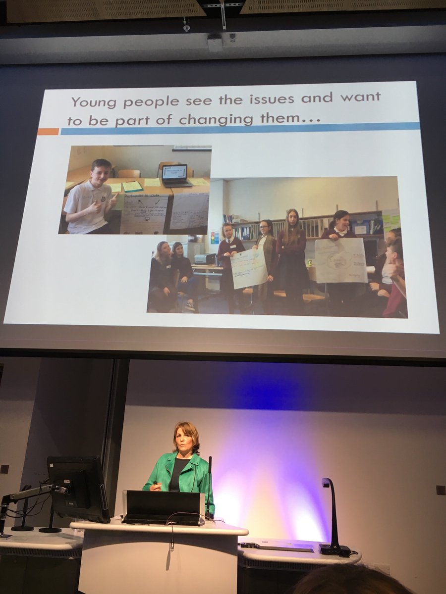 YLSSarahRobbo's tweet photo. @porciani_monica fantastic advocate for pupil voice &amp; engagement. Huge potential links to #pdc youth award, Child &amp; Adolescent Health &amp; Well-being 10 year action plan, Learner Participation #RRCR @GailNowek @_respectme_  co-design should be at the heart #YOYP2018 @YoungScot https://t.co/bxwmX7mor7