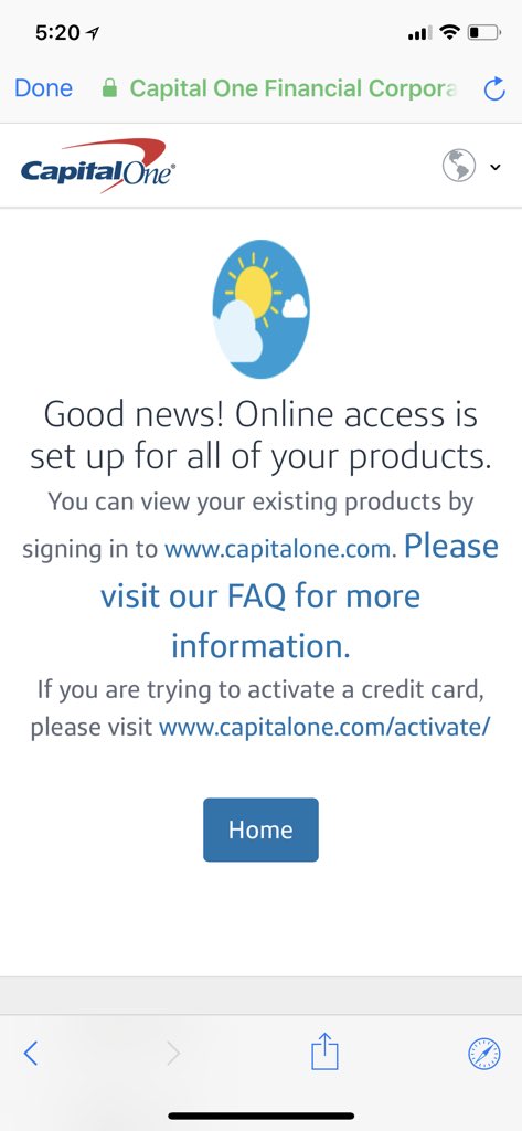 mcomer7's tweet photo. @AskCapitalOne Added her from my end from the beginning.  This is all that site shows, does NOT list any accounts https://t.co/yXrUxITo3O