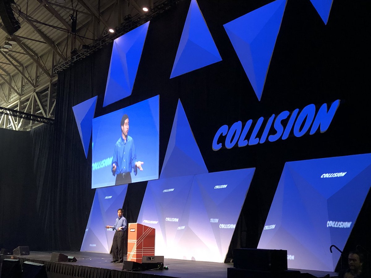 justas_butkus's tweet photo. Terry Fong from @NASA giving a speech on extra- and terrestrial robotics at #CollissionConf. https://t.co/Bt3cLVLyj1