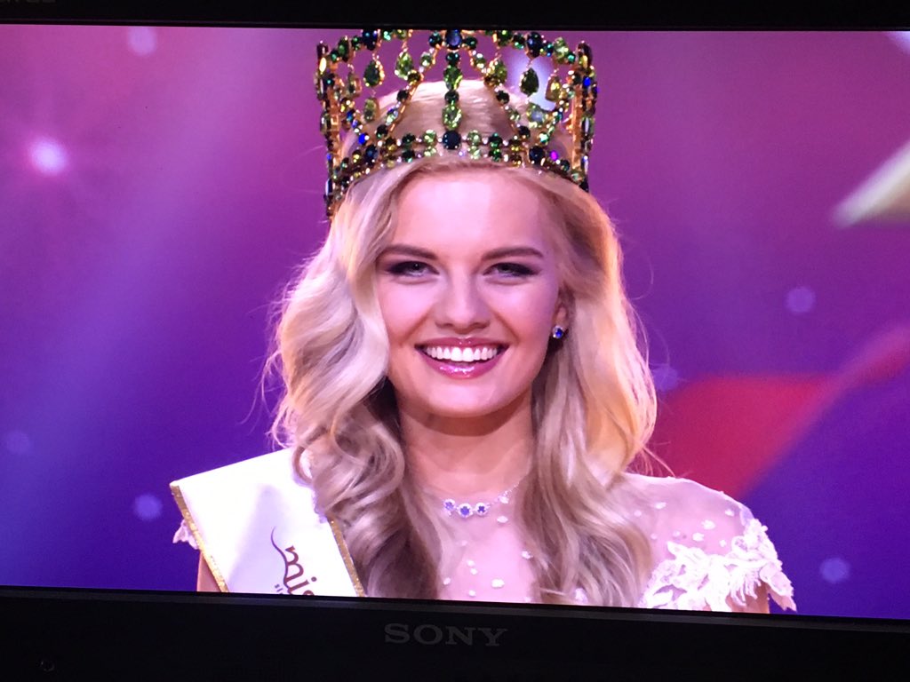 MissSlovensko's tweet photo. New Miss Slovakia - Dominika Grecová👑 She will be represent Slovakia at Miss World 2018. https://t.co/ziCIjY2xtD