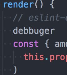 Screenshot of code that shows "debbuger" instead of "debugger"