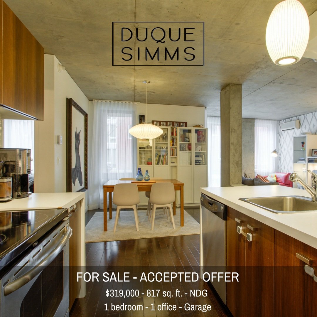 duquesimms's tweet photo. Lovely contemporary condo near Monkland Village: 1 bedroom plus office, private terrace, indoor parking. #condo #designcondo #montreal #realestate #realtor #broker #montrealrealestate #urban https://t.co/xPGuaU0tRC https://t.co/rkEINmLbJc