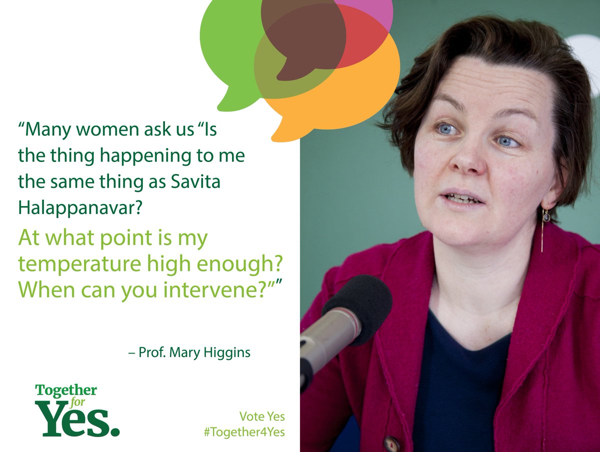 Together4yes's tweet image. Prof Mary Higgins was fantastic on Primetime, speaking about her role as an obstetrician, dealing with women and difficult situations that are made worse by the 8th Amendment  #rtept #together4yes
