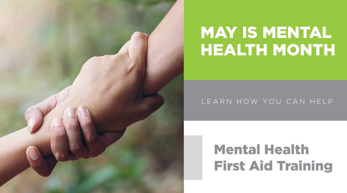 UCFCCIE's tweet photo. It's #MentalHealthAwarenessMonth! Use this month to learn how to help someone who is developing a mental health problem or experiencing a mental health crisis. Register for Mental Health First Aid: https://t.co/ZiH1v4bjSE #PROJECT375 https://t.co/3O71cTD1CS