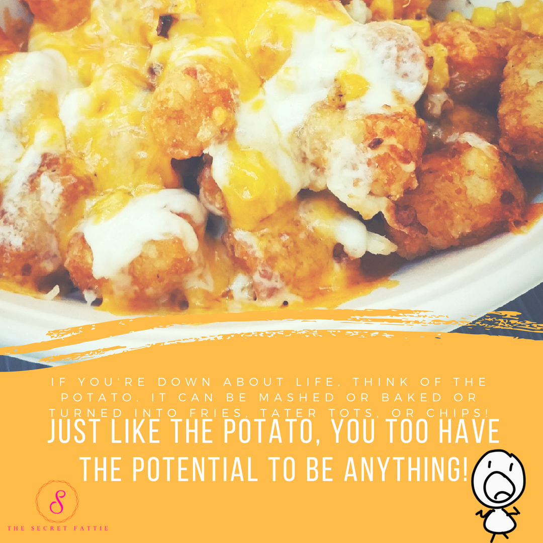 TheSecretFattie's tweet photo. My favorite vegetable would have to be the potato! There's just so much that can be made, so kudos @potatopia for jumping on it! I will definitely be returning for more of your #potatoes!
#TheSecretFattie #RestaurantRecommendations #Potatopia #foodies #nomnomnom #tatertots #eat https://t.co/FM7GeFdFyG
