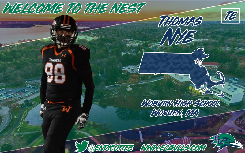 EndicottFB's tweet photo. Another Player from the Backyard Coming to #TheNest ... Welcome to the Family Thomas‼️

🏈🌊

#GoGulls
#BeachBall
#EC22 https://t.co/xhzNiW0TPs