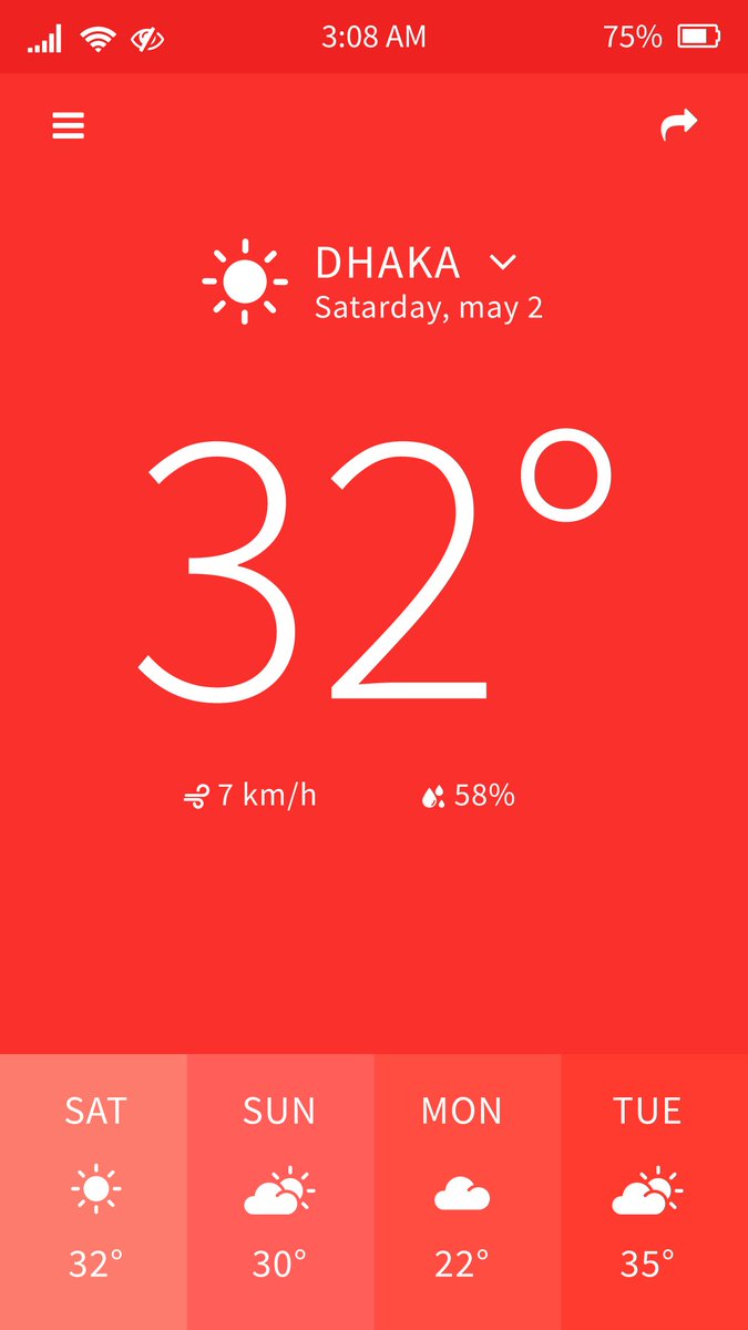 anik4t's tweet photo. Another Mobile Weather App UI Screen

There are Three Different color mode. Get Design Idea in dribbble and me.

#Graphicdesign
#Uidesign
#Mobileapps
#Screen
#Weather
#illustration
#digitalart
#interection
#gradientcolor
#forsale
#anik4t https://t.co/CTQvceq3x8