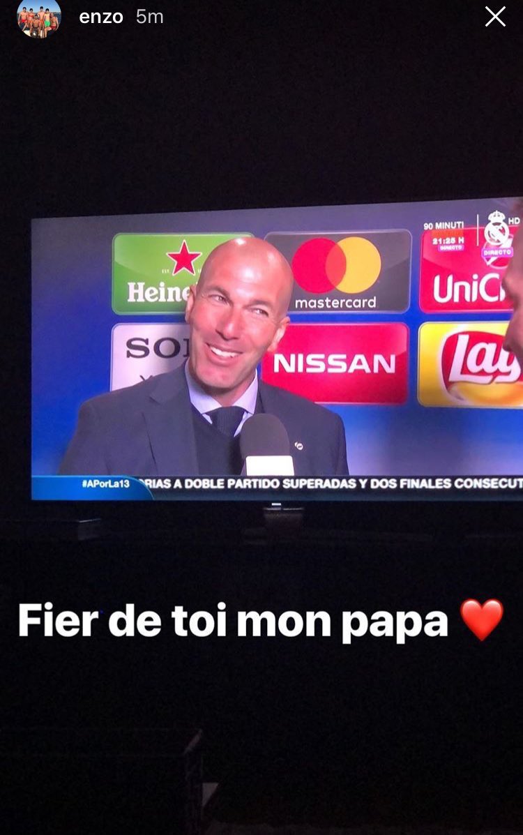 realfrance_fr's tweet photo. Le message d'Enzo Zidane. ❤️ https://t.co/ptiCN5KiYt