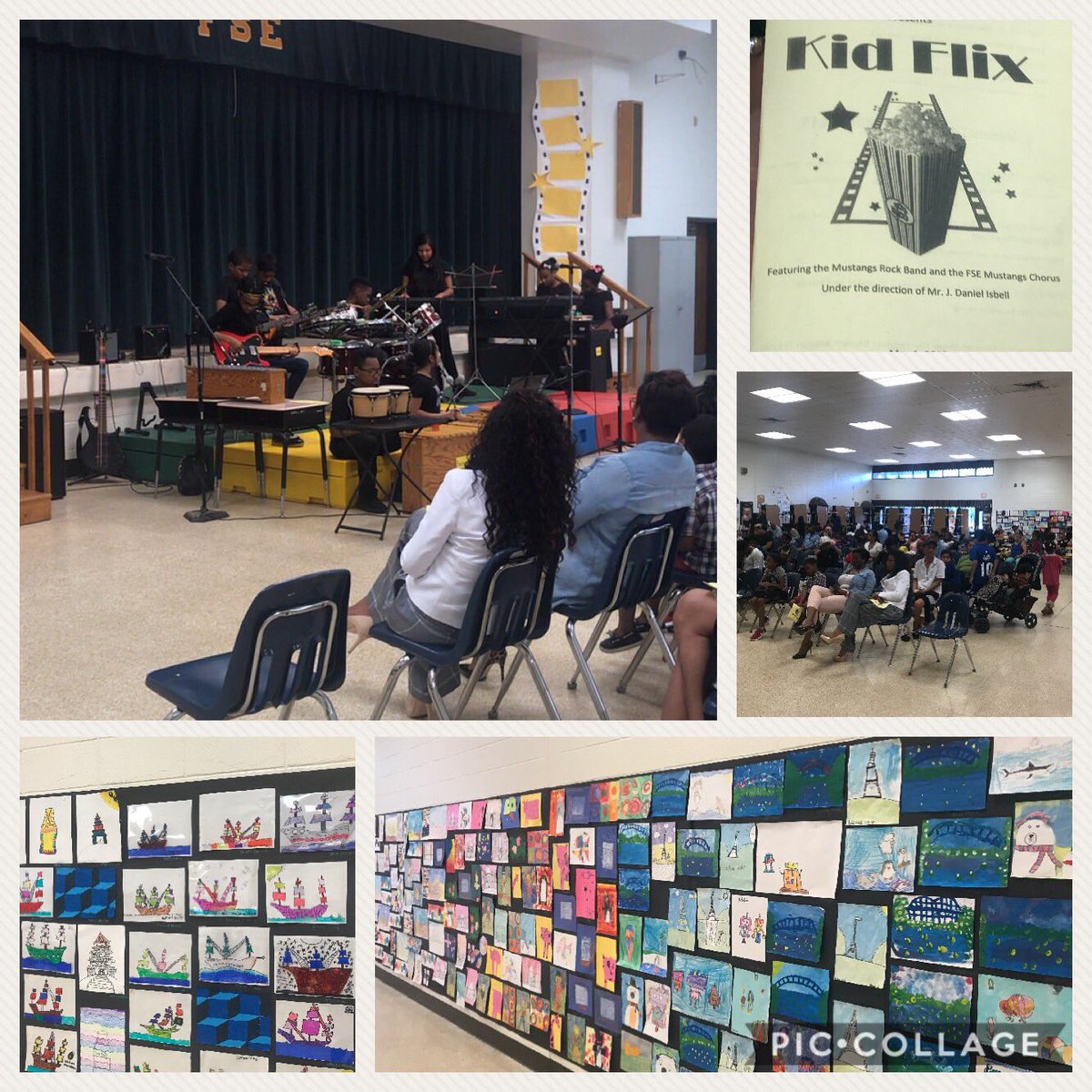 Flat_ShoalsElem's tweet photo. FSE presents “Kid Flix”! Our kids rock! #FSEband #FSEchorus #FSEartist @RockdaleSchools #RCPSGoodNews https://t.co/5eL4tWisJq