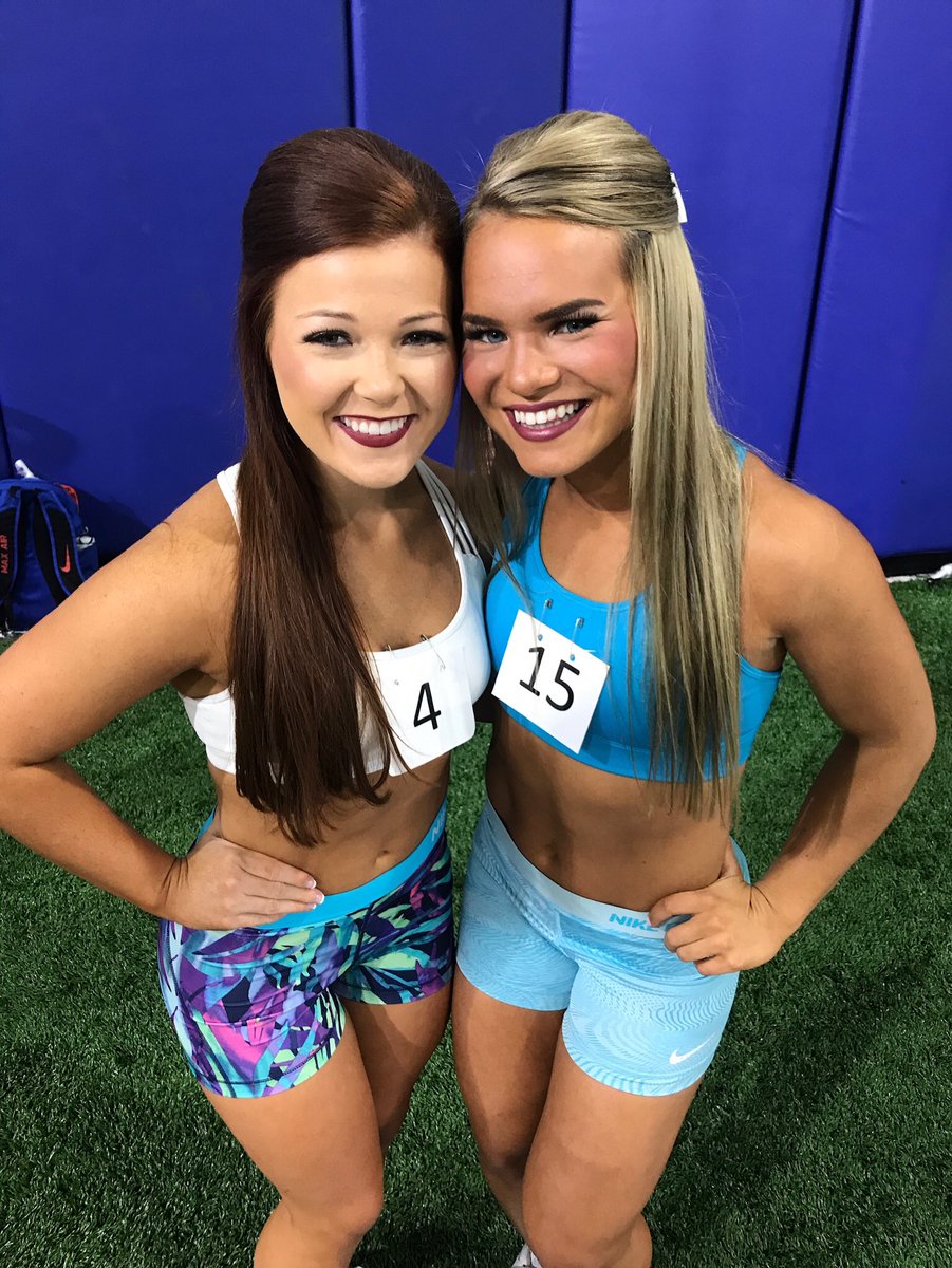 UFCheer's tweet photo. Stand out in your own special way… today’s #TryoutTip is to wear bright colors! Whatever you do, feel good in what you are in ⭐️ Be confident and don’t be afraid to let your bright self shine!! #GoGators #UFCheer https://t.co/AKxJjtajoV