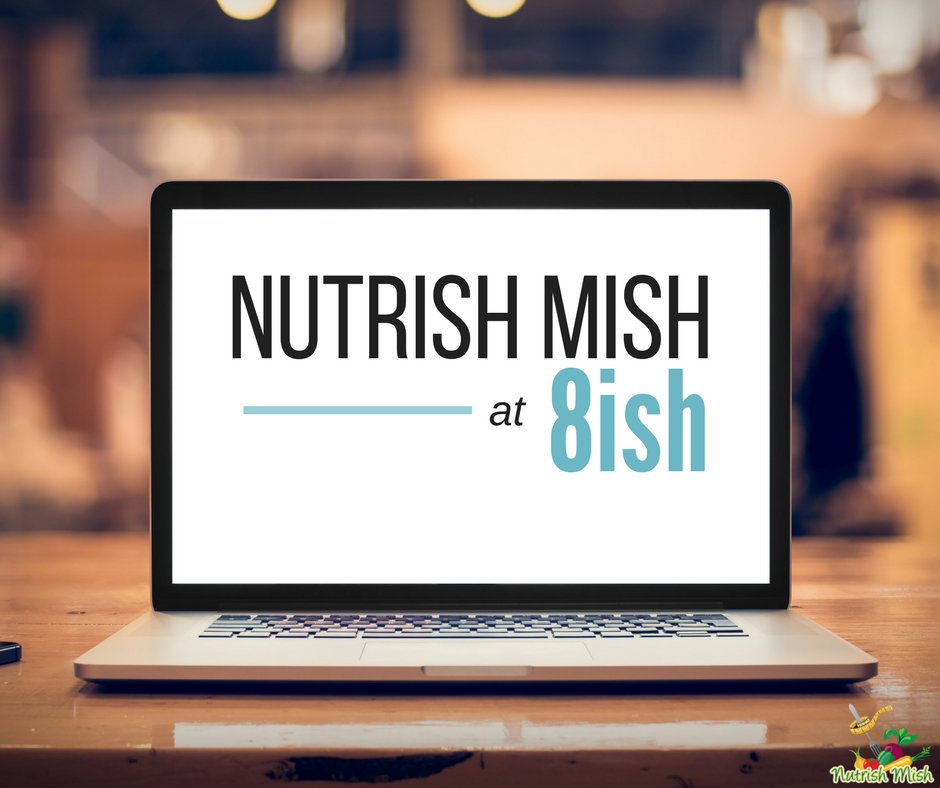 NutrishMish's tweet photo. TOMORROW NIGHT don't forget to tune in to "Nutrish Mish at 8ish" at 8:15 PM EST on FACEBOOK LIVE @ https://t.co/rIrF0CZhqF https://t.co/B7mKgh1WCY