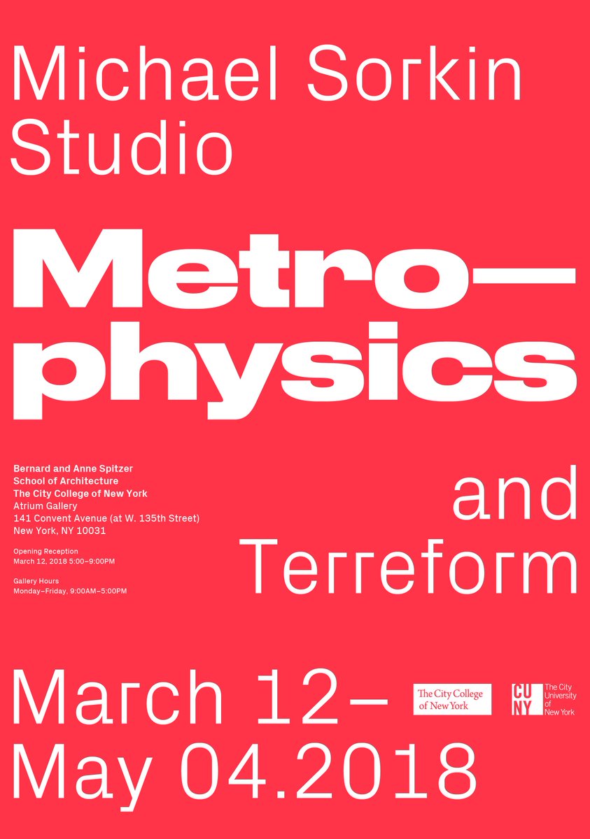 TerreformUR's tweet photo. Thanks to @WACommunity @archpaper @bustlernet @Architizer @ArchNewsNow @NYCxDESIGN for featuring #Metrophysics
Exhibition @CityCollegeNY #CCNY ends this Friday, May 4
https://t.co/MkomlmA2qM https://t.co/iqQb4DMde2