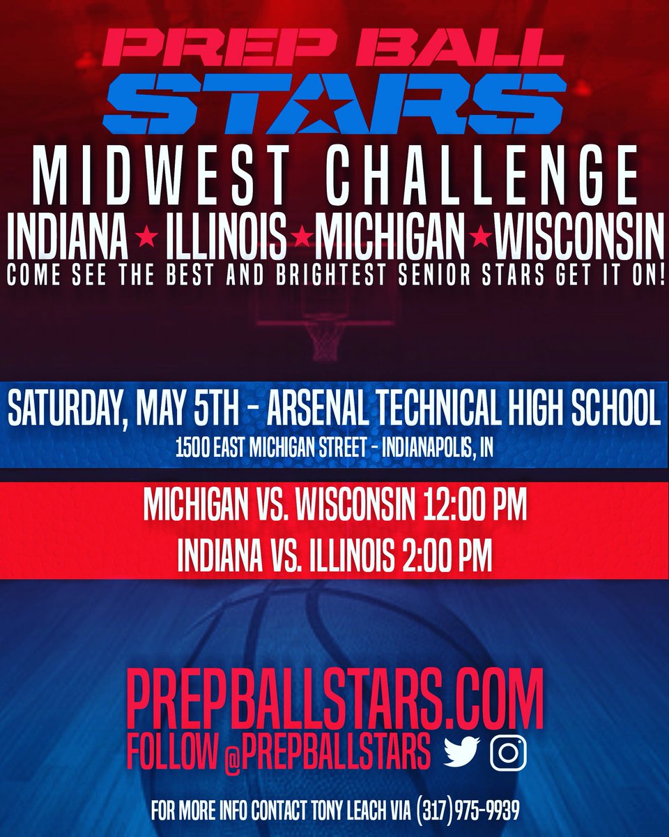 prepballstars's tweet photo. Morristown and @MarianMensBBall fans, come watch and support state champion Hayden Langkabel this Saturday, May 5th @prepballstars Midwest Challenge! Get your tickets now 🔥🔥🔥🔥 No FEE https://t.co/pbqO3kH7ud https://t.co/a0FgYlQfoO