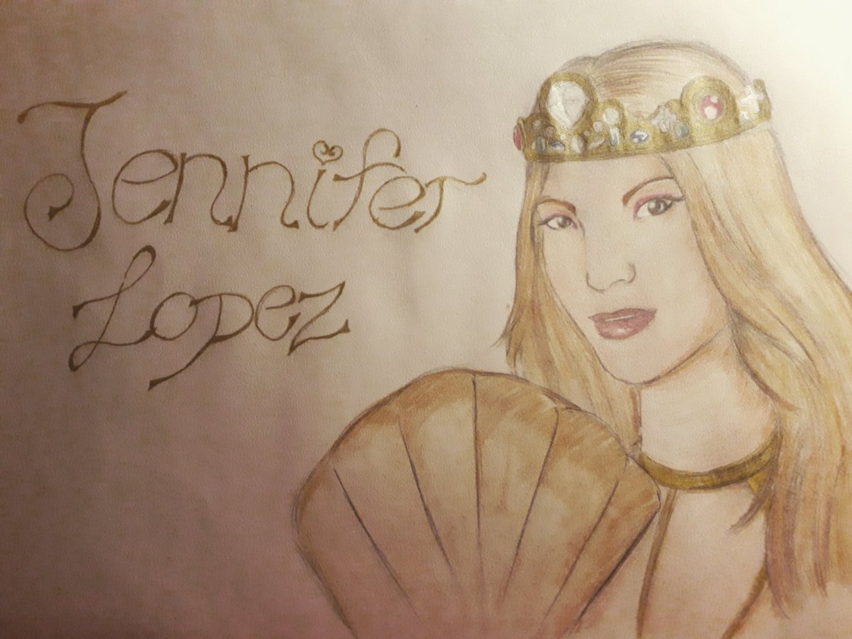 Dynamogirl810's tweet photo. My new Picture✏. Inspired from your new Song🎶🎧 and the great Video🎬📽. @JLo your are the real Cool Queen👑👑. Love you❤❤❤ #jlodrawingpictures #coolqueen https://t.co/7IF9Wts6cV