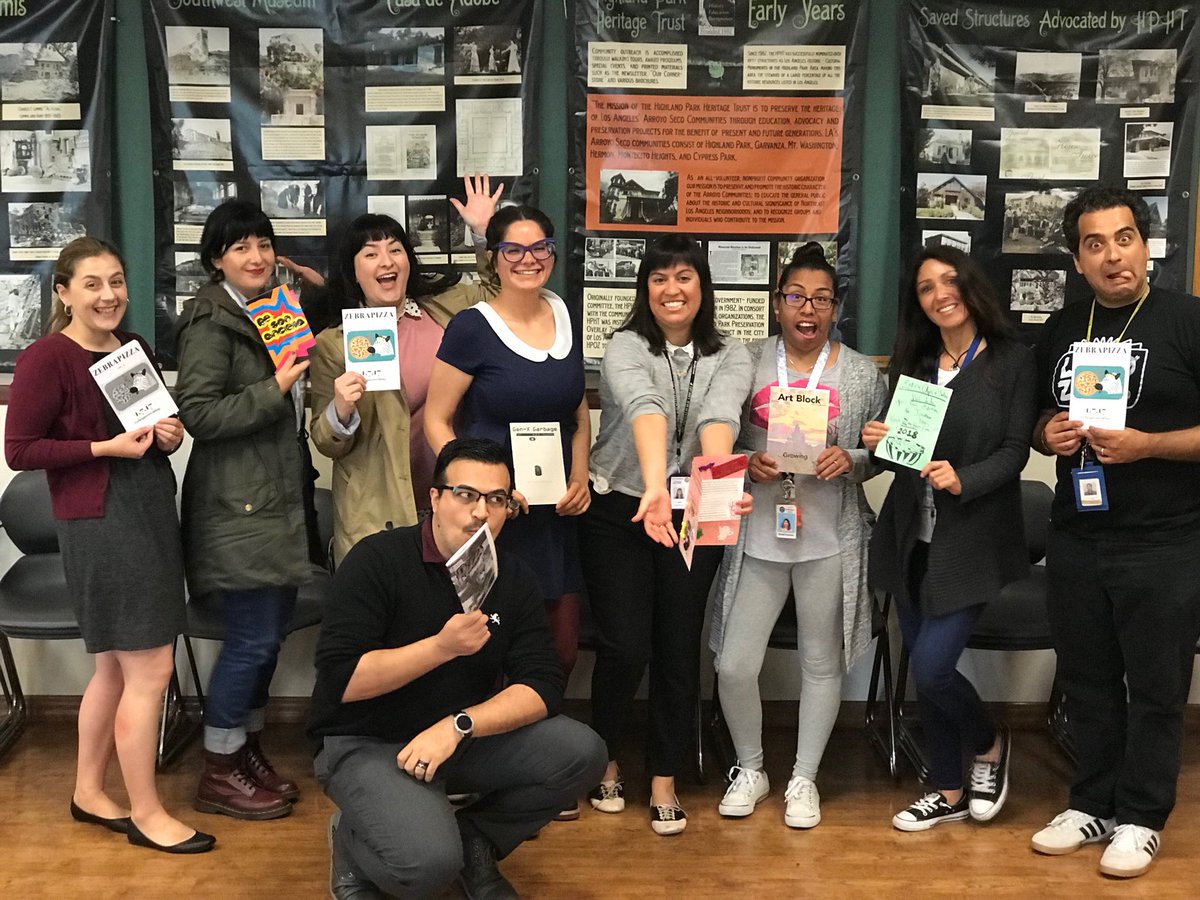 clalatino's tweet image. Thank you for joining today’s CLA Spring Fling #BilingualZineWorkshop! We hope you had fun learning how to create 6-fold zines in a foreign language while learning all about #LAPLZines from the #LAPLZineLibrary!

Presented by the CLA Latino Services Interest Group