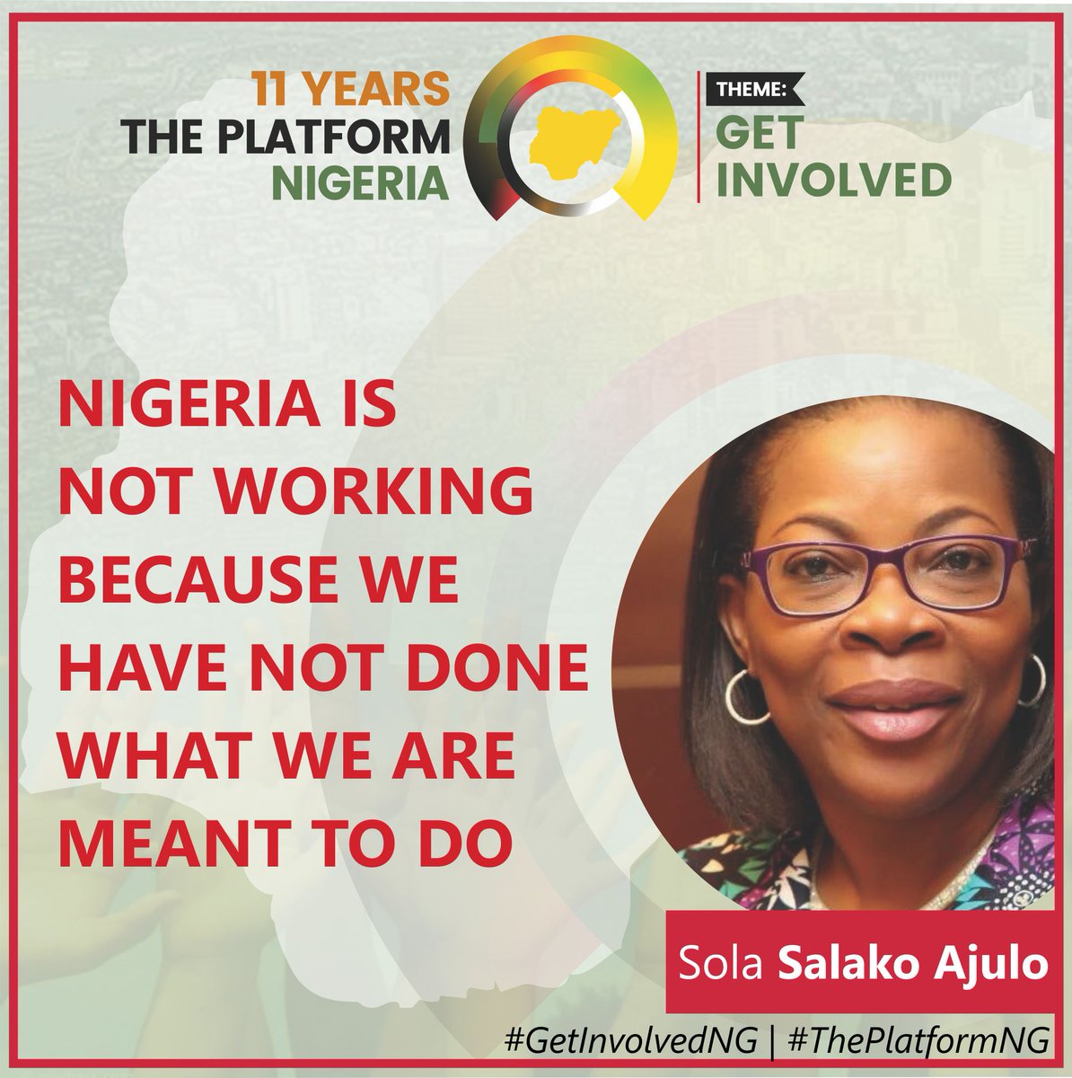 bukoladigital's tweet image. Sola Aluko Ajulo's- @purrples quotes at #ThePlatformNG today. 

#GetInvolvedNG