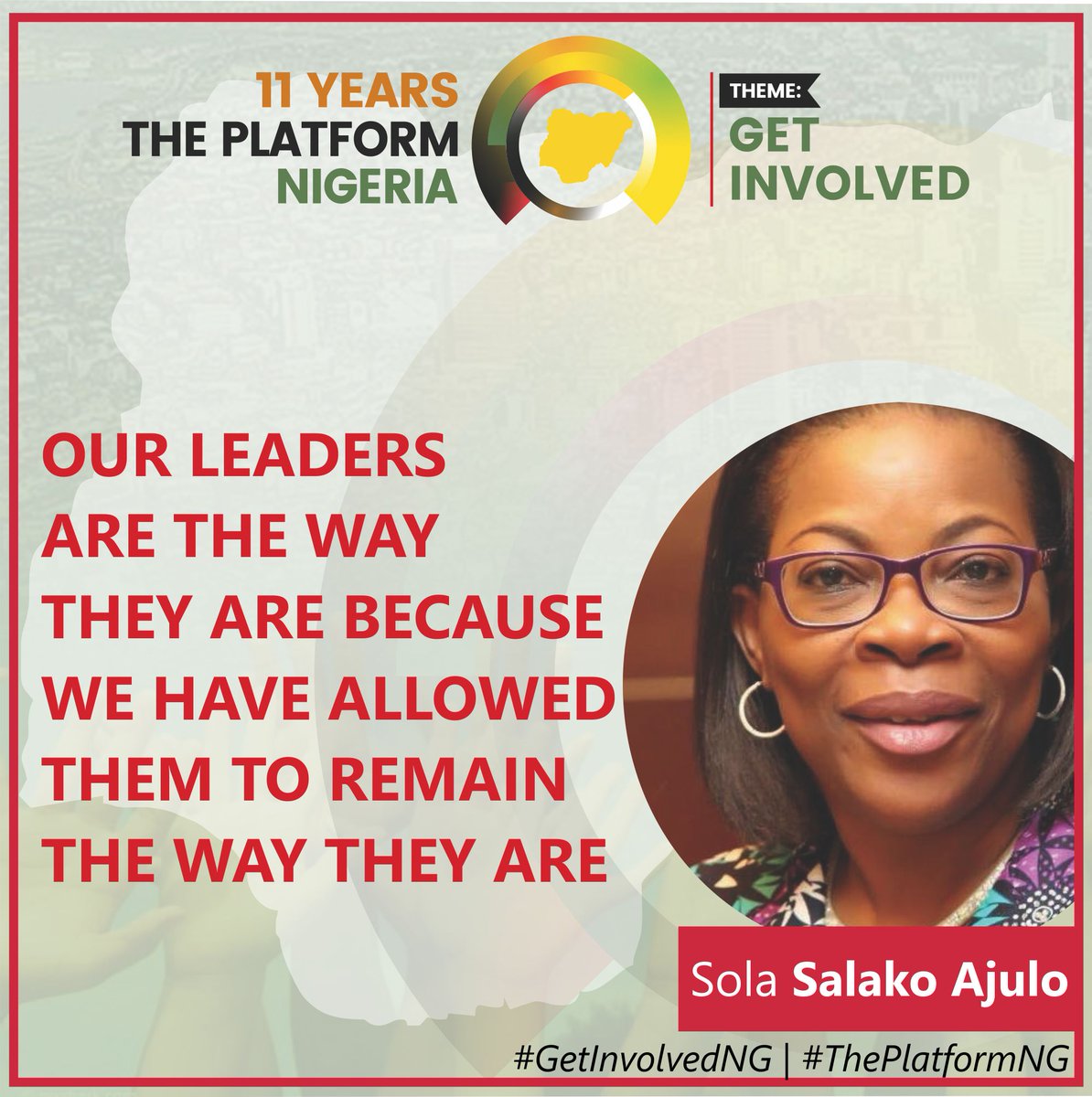 bukoladigital's tweet image. Sola Aluko Ajulo's- @purrples quotes at #ThePlatformNG today. 

#GetInvolvedNG