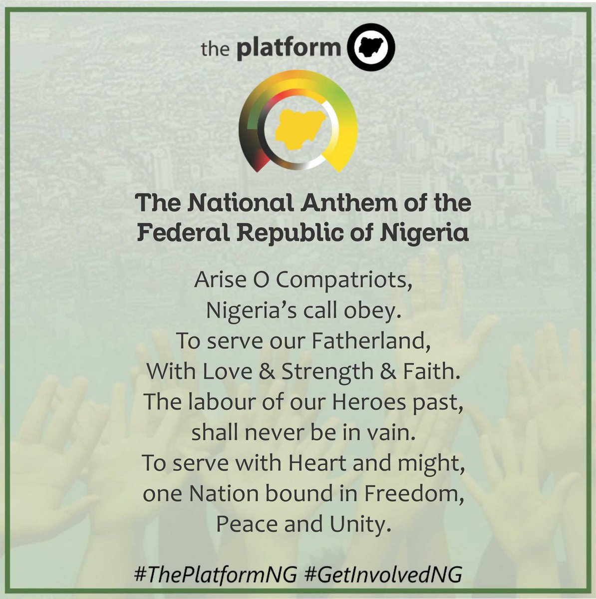 tctoch's tweet image. #GetInvolvedNG 
#YouthArise