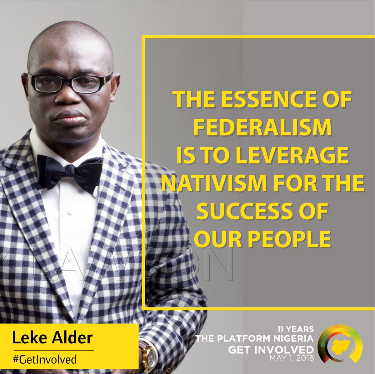 bukoladigital's tweet image. Leke Alder's- @LekeAlder quotes today at #ThePlatformNG 

#GetInvolvedNG
