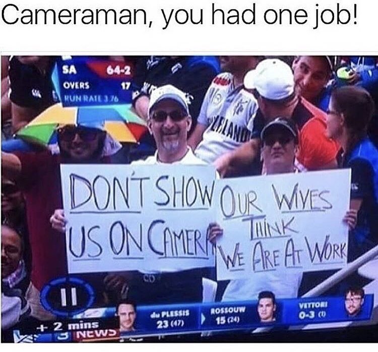 Cameraman did them wrong 🤦‍♂️