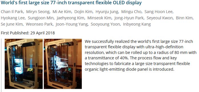 Herbert_De_Smet's tweet image. The first Expanded Distinguished Papers of #DisplayWeek18 are already starting to appear in #JSOCINFDISP, on our EarlyView page: tinyurl.com/jsidev
The paper shown below is quite spectacular:
bit.ly/2rf23nB
Attend #DisplayWeek18 to see the authors explain their work