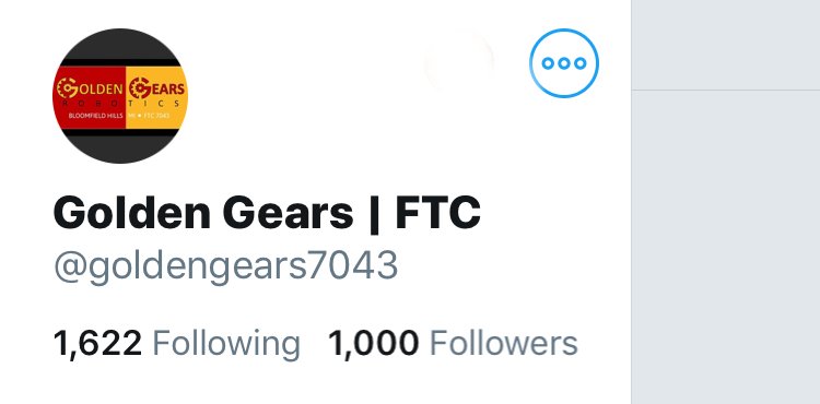 Wow! 1000 followers! Who ever thought that many would be interested in a middle school robotics team? So stoked!