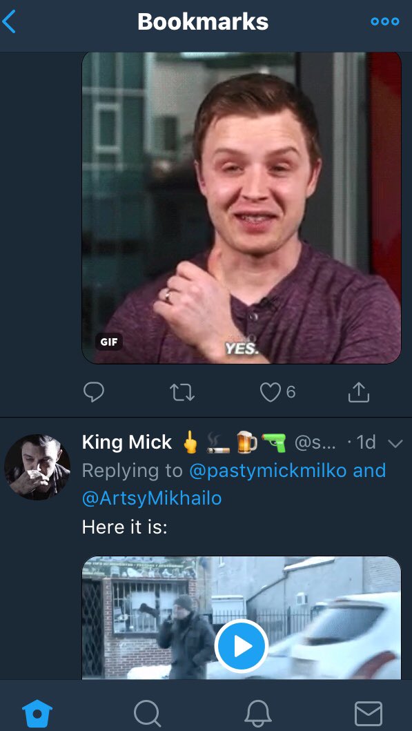 PastyMickMilko's tweet image. My bookmarks is all just gifs that you guys post that I like but have never been able to figure out have to save on to my phone 😆🤷🏻‍♂️♥️ I look at them all before I go to sleep #truestory #technologicallychallenged