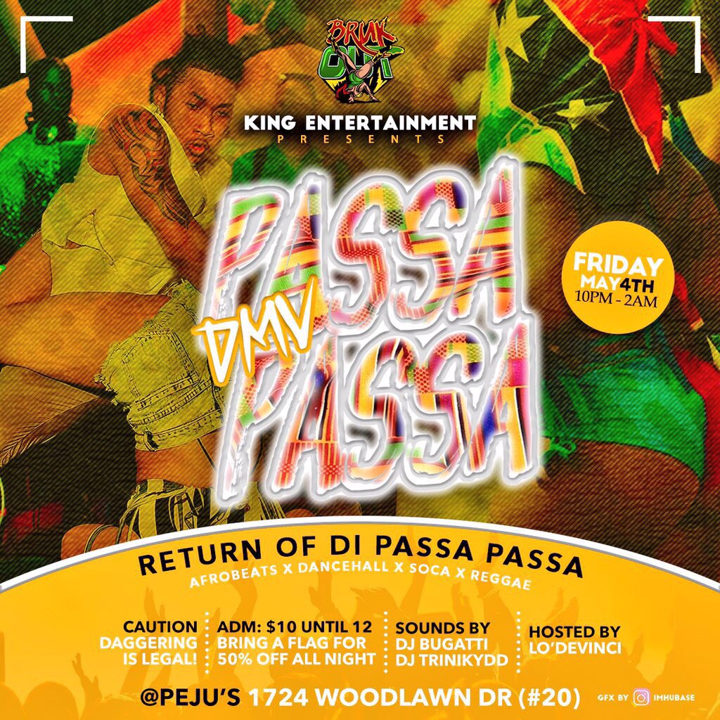 Lodevinci_'s tweet photo. Great Weather = Party Day!!
86 degrees on FRIDAY🔥🔥
👉🏾The Biggest Afro-Caribbean Party in Baltimore is BACK @ PEJU's (1724 Woodlawn Dr. #20) 10pm-2am
The #DMVPASSAPASSA by #KINGENT 👑🌹
👉🏾Bring your flag or your squad😈
🇨🇲🇹🇹🇸🇱🇯🇲🇱🇷🇬🇾🇬🇭🇳🇬🇧🇸🇨🇺🇩🇲 https://t.co/bxvZzlxU2K