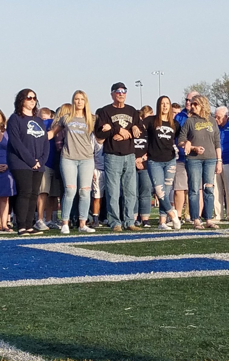 HHSRamsAthletic's tweet photo. Congrats to our Seniors and their Families and good luck in your future endeavors ⚬💙!! https://t.co/TD6yYaazNW
