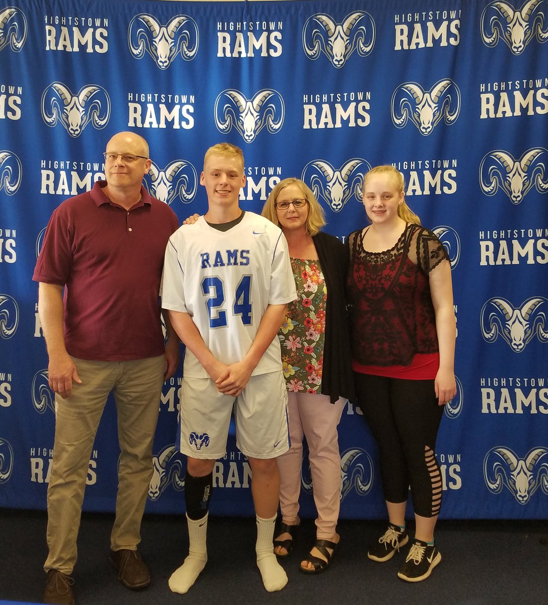 HHSRamsAthletic's tweet photo. Congrats to our Seniors and their Families and good luck in your future endeavors ⚬💙!! https://t.co/TD6yYaazNW