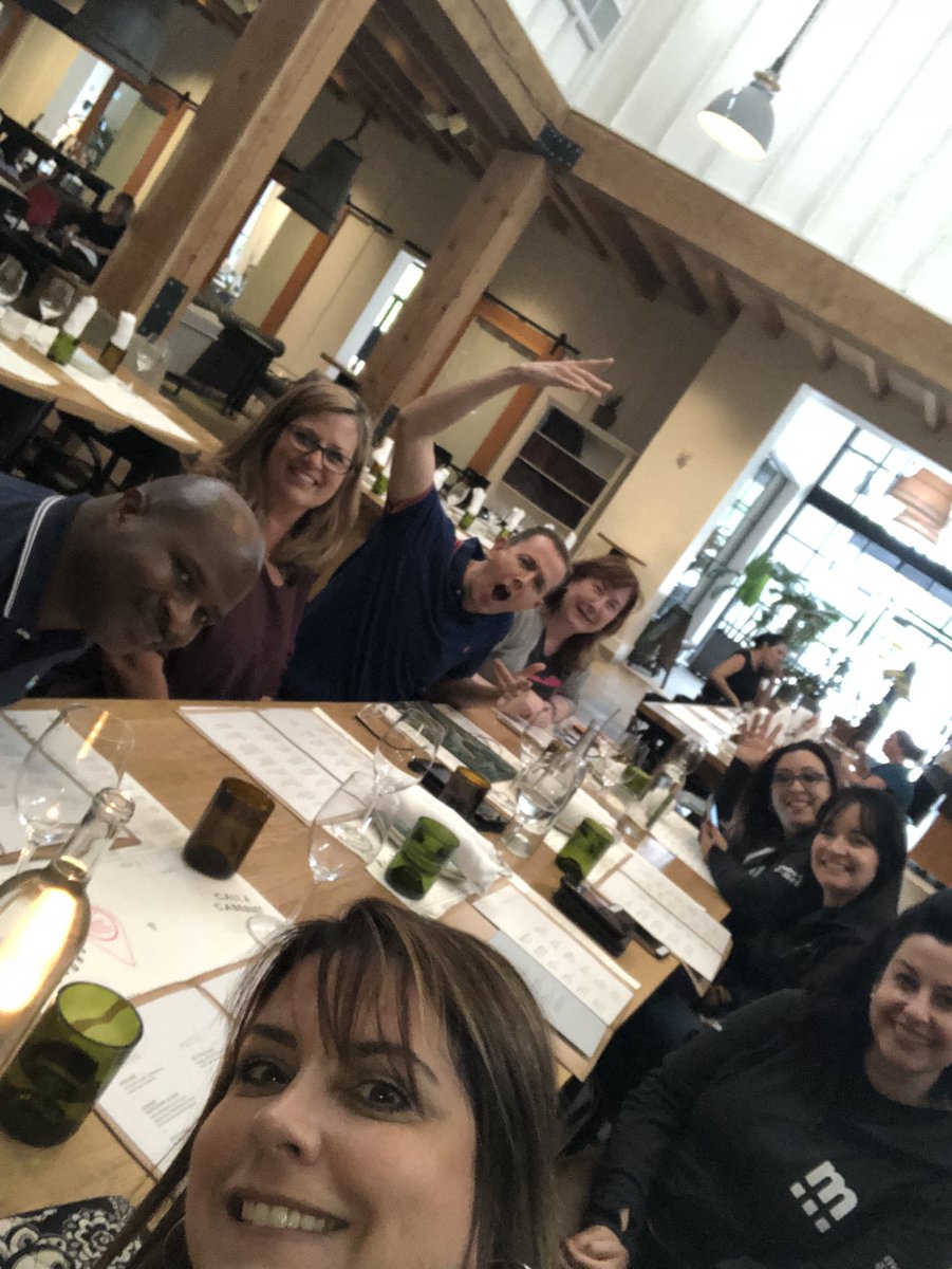 Chillin’ with the team- building trust!!! #2018MetroHRCrew  #1HR