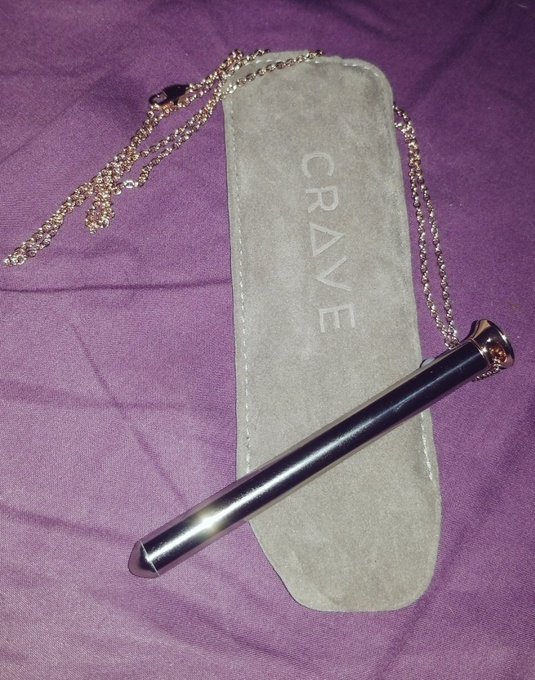 1 pic. A sexy gift from my wishlist, a vibrator necklace! 😈 Thankyou so much, I can't wait to take it