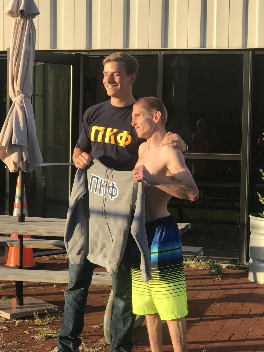 This relationship started with <a href="/VTpikapp/">VT Pi Kappa Phi</a> giving their time to Special Olympics. Now, they’ve given him lifetime brotherhood as the chapter’s 1,000th initiate.