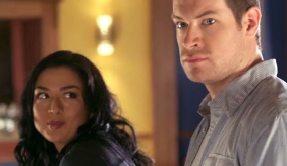 Monaper29's tweet photo. Time for #TannisTuesday w the adorable #aliyahobrien as the opportunistic #Tannis. Poor Matt, not able to figure out why Tannis would be flirting with him. His face says it all. #whatsyourendgame #MWB #heythatsmytao https://t.co/iFLIqiI5Gq