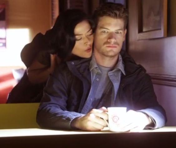 Monaper29's tweet photo. Time for #TannisTuesday w the adorable #aliyahobrien as the opportunistic #Tannis. Poor Matt, not able to figure out why Tannis would be flirting with him. His face says it all. #whatsyourendgame #MWB #heythatsmytao https://t.co/iFLIqiI5Gq