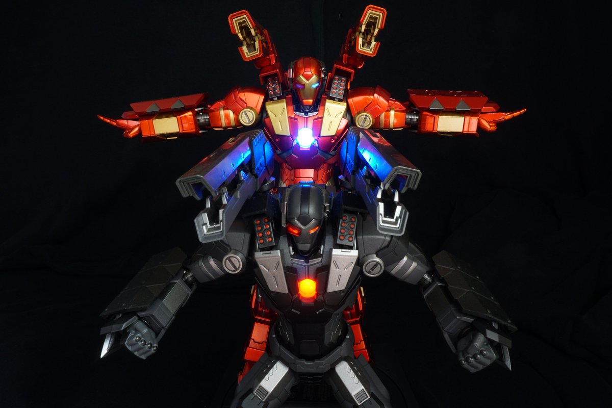 DinTyphoon's tweet photo. #Ironman #ModularIronMan #ModularWarMachine #Sentinel #千値練 https://t.co/In1ED5wBsS
